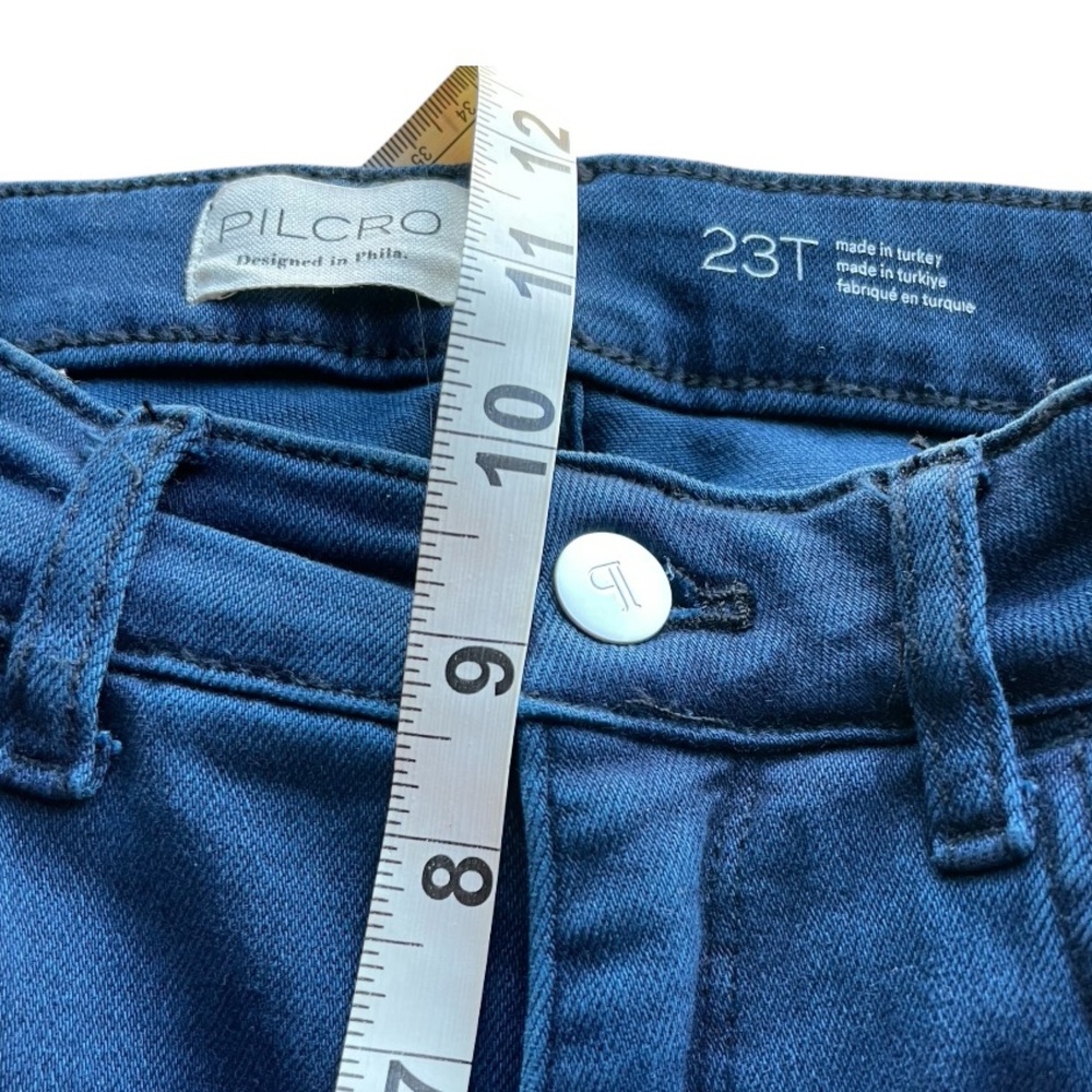 Anthropologie Jeans 23 Tall Pilcro Bootcut Mid-Rise Split-Button NEW - Picture 9 of 11